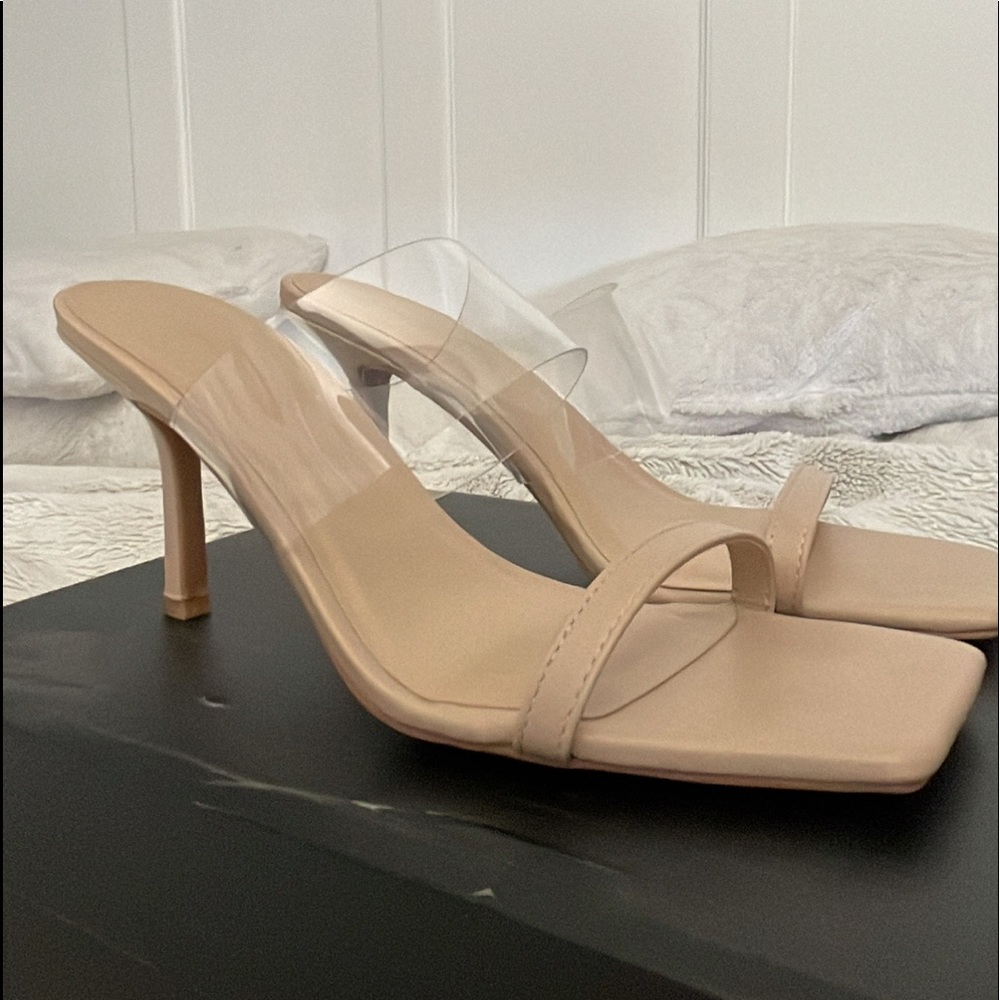 Anne Michelle Tan High Heels size 8 in wowmen